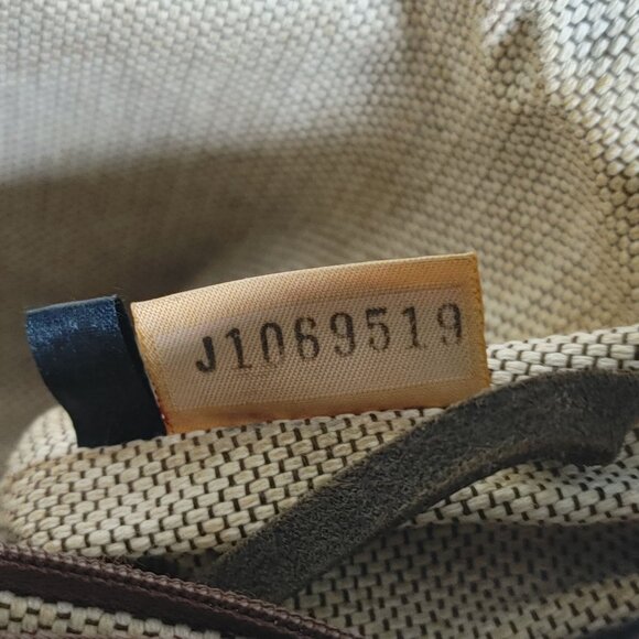 Dooney Bourke Dual Pockets Satchel Handbag Vintage Monogram Canvas Leather Trim - Picture 8 of 14